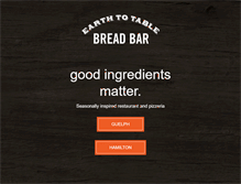 Tablet Screenshot of breadbar.ca